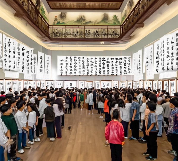 书画家联谊会盛启，青少年硬笔书法展映艺术传承新篇,书画家联谊会盛启，青少年硬笔书法展映艺术传承新篇,书法艺术,第1张
